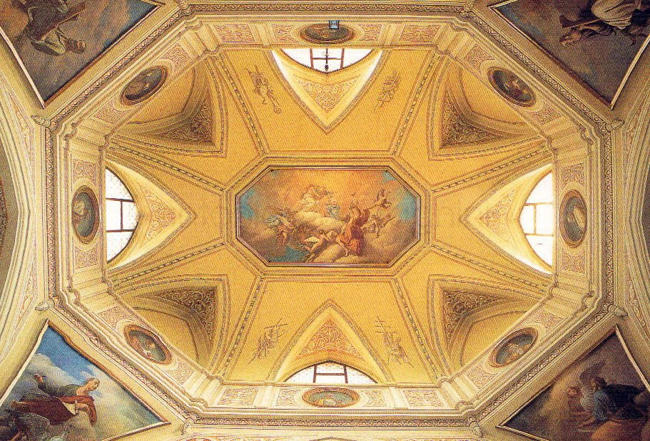 L'Incoronazione di Maria - 1867, affresco, chiesa di San Giovanni Battista, Pascante (BG)